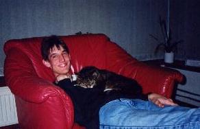 This is Tijger on my lap